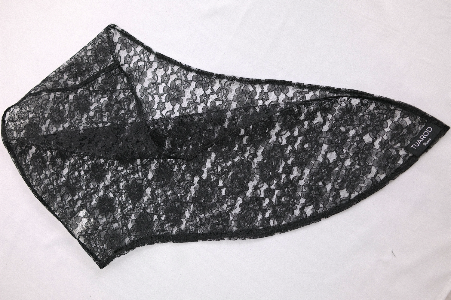 Detached Hoodie - Black Lace