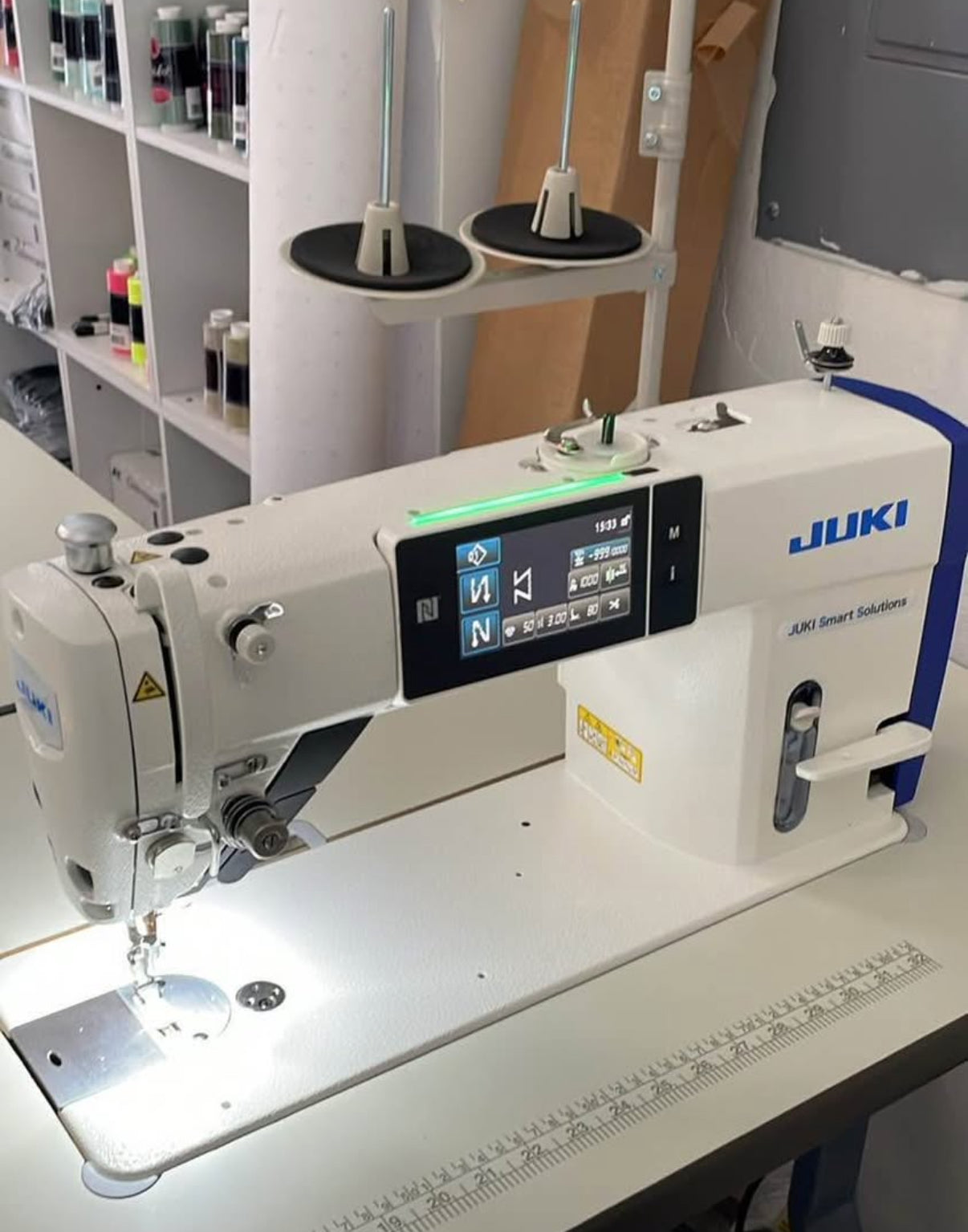 Juki DDL-9000C Industrial Digital Straight Stitch Sewing Machine + Table + Accessories