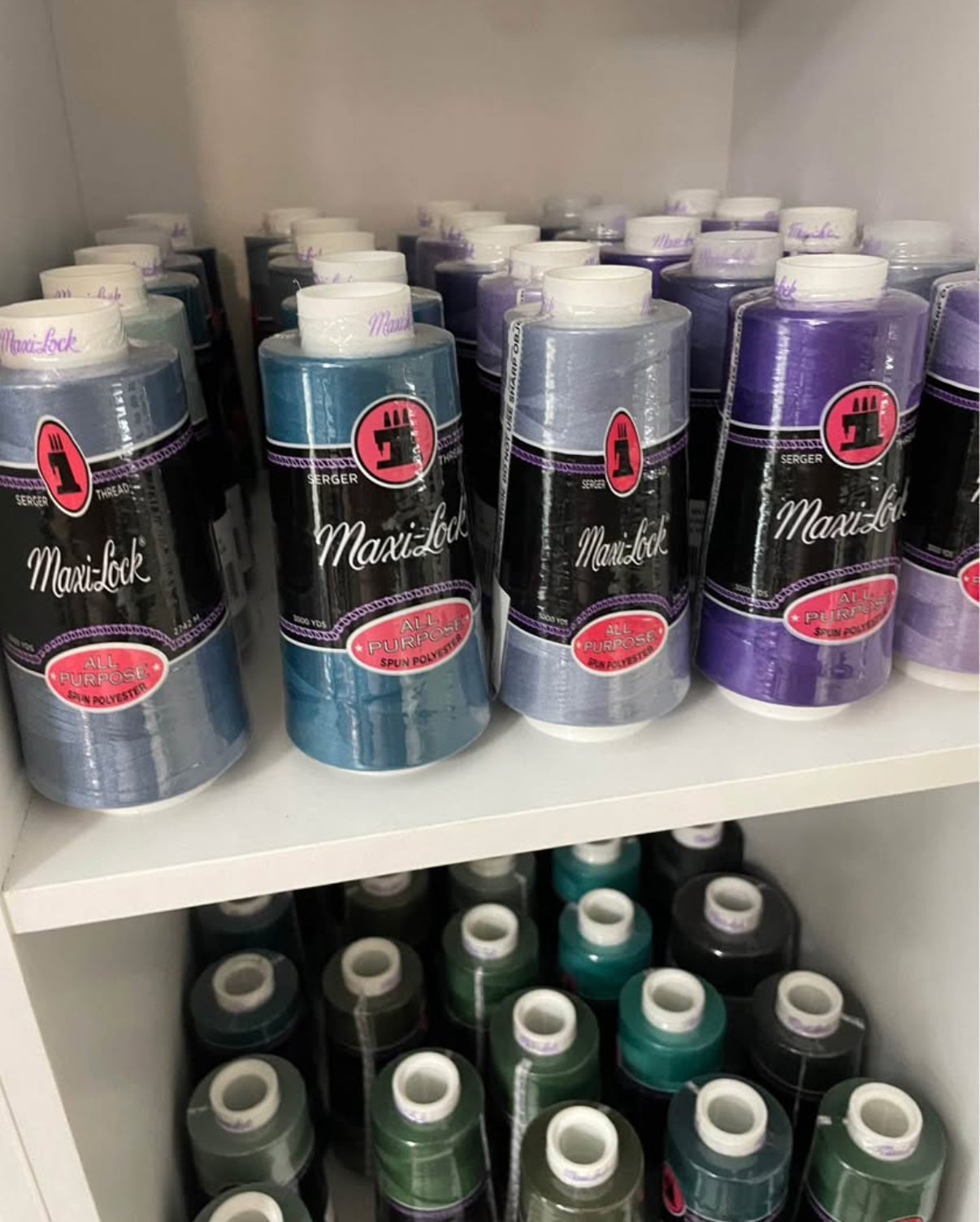 Sewing Thread + Storage Cabinet + Elastic + more